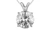 1.00, 1.25, or 2.00 CTTW Diamond-Solitaire Pendants in 14K White Gold from $499.99–$1,299.99