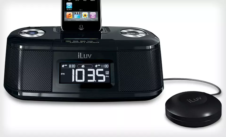 $19.99 for an iLuv Dual-Alarm Clock with iPod Dock and Bed Shaker ($60 List Price). Free Shipping. - Second Medium