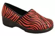 Rasolli Women's Zebra Print Clogs - Second Medium