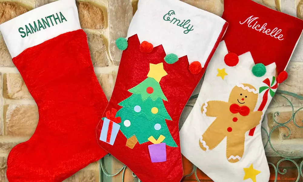 One or Two Personalized Christmas Stockings from Monogram Online (Up to 55% Off) - Second Medium