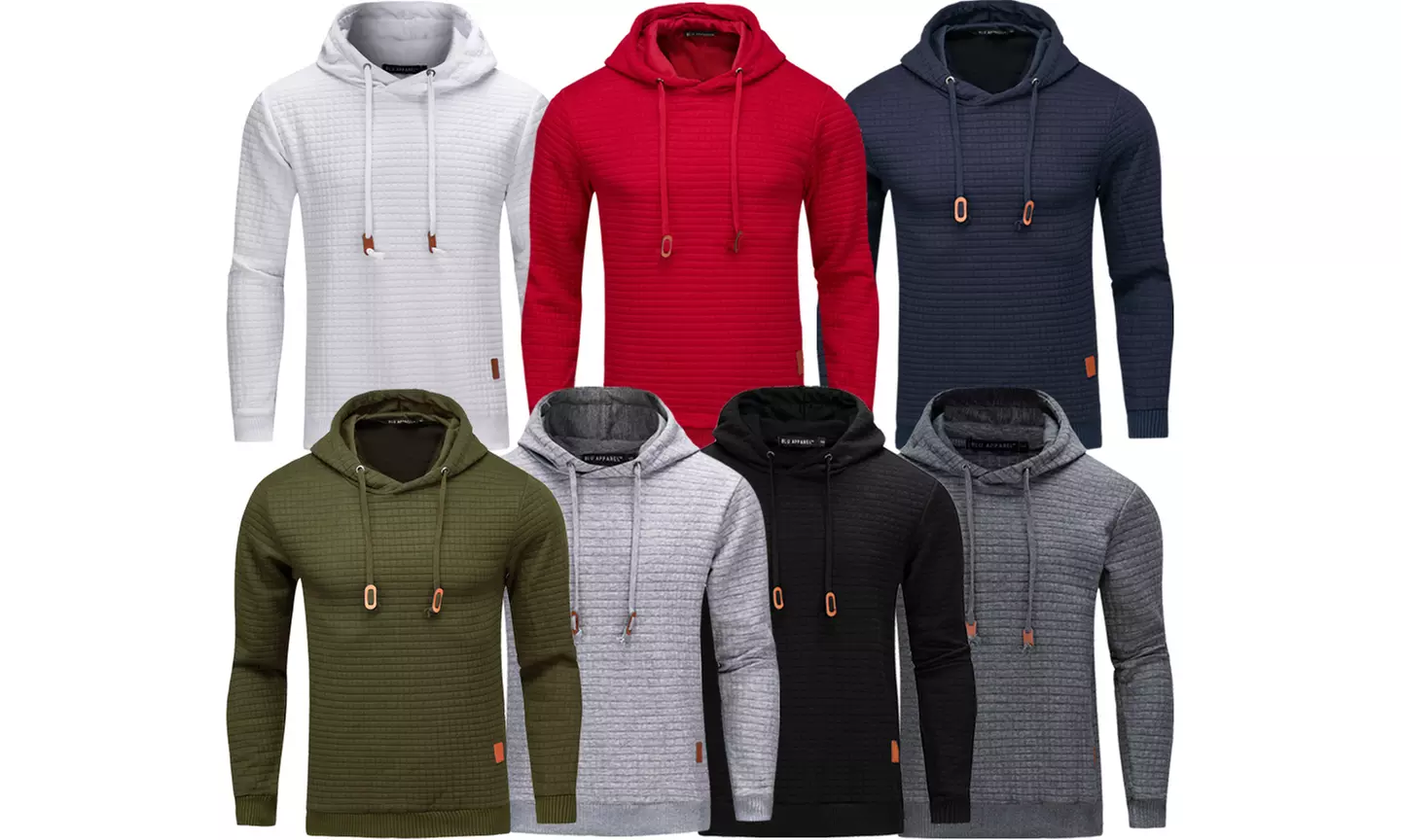 Blu Apparel Nathan Textured Hoodie