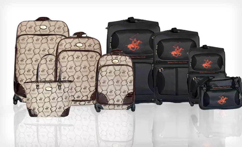 $219.99 for a Beverly Hills Polo Club Luggage Sets (Up to $1,040 List Price). Two Options Available. Free Shipping. - Primary Image