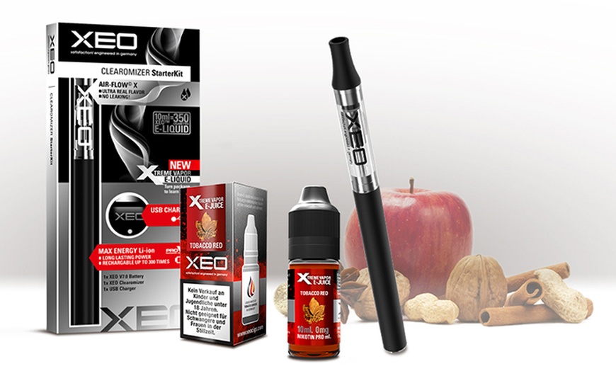 Image 1: XEO E-Zigarette mit E-Liquid