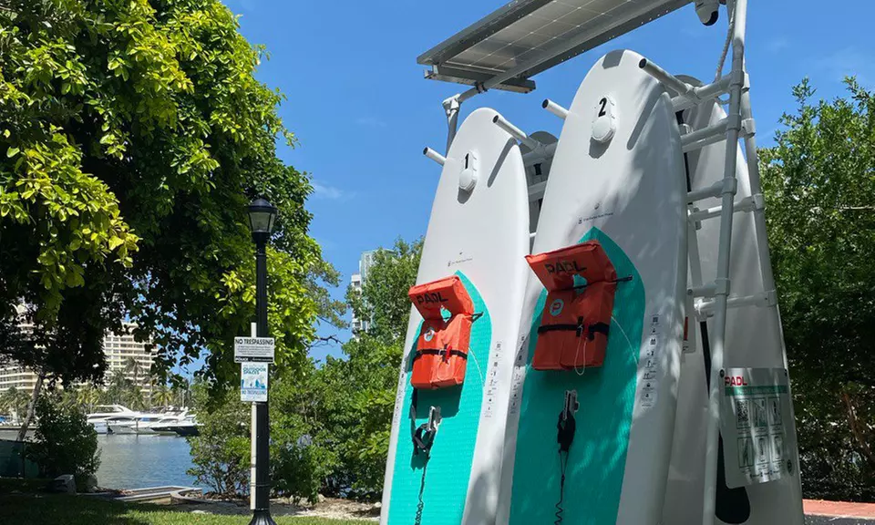 Two-Hour Stand-Up Paddleboard Rental with PADL for One or Two from PADL APP (Up to 31% Off) - Second Medium