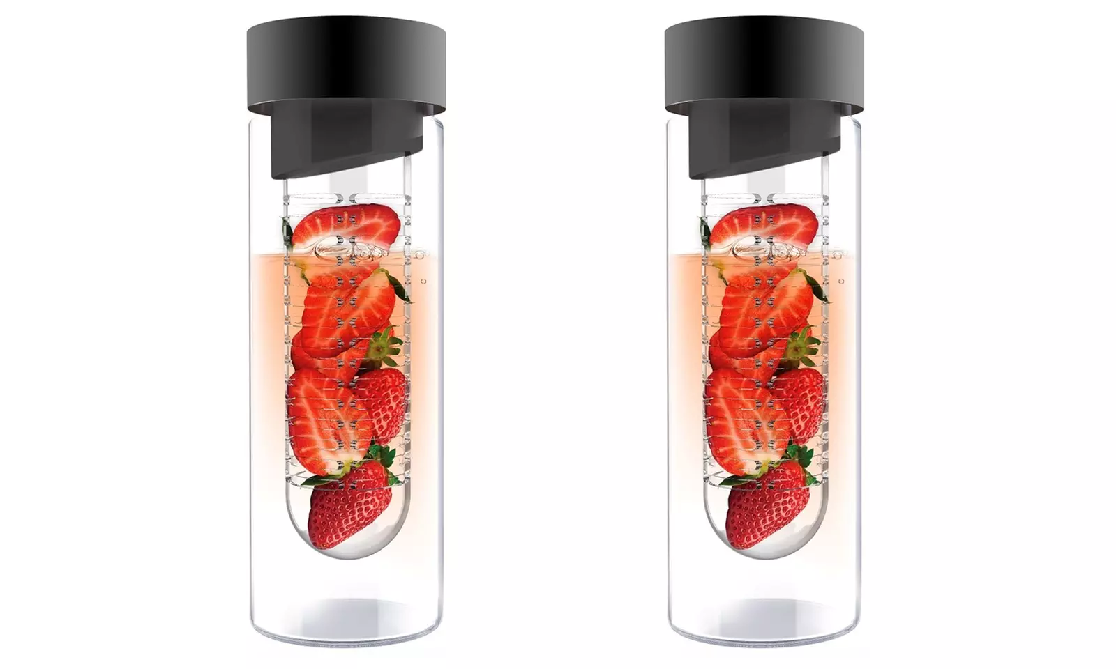 Asobu Flavour It Fruit-Infuser Bottles (2-Pack) - Second Medium