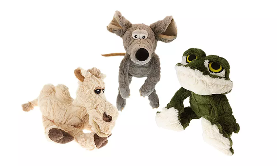 Plush Squeak Dog Toys (3-Pack) - Primary Image