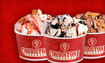 $10 for Two Groupons, Each Good for $10 Worth of Ice Cream and Treats at Cold Stone Creamery Lubbock ($20 Total Value) - Primary Image