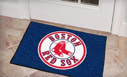 $19 for a 19”x30” MLB Team Logo Mat. Shipping Included ($44.99 Value).  - Primary Image