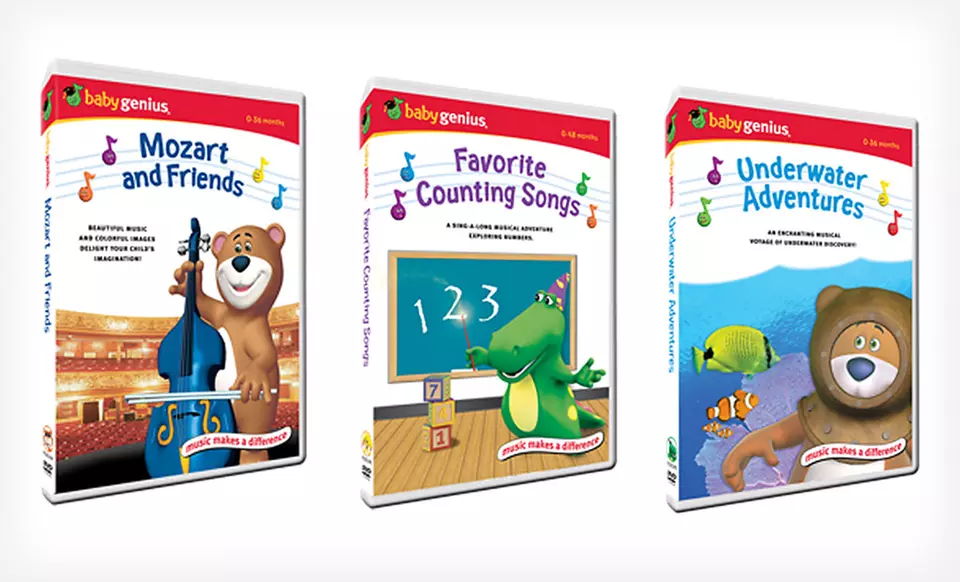 $24.99 for a Baby Genius Six-Disc DVD Collection ($60 List Price). Free Shipping and Returns. - Primary Image