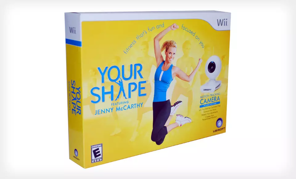 Your Shape Fitness Set Featuring Jenny McCarthy for Wii. Free Returns. - Second Medium