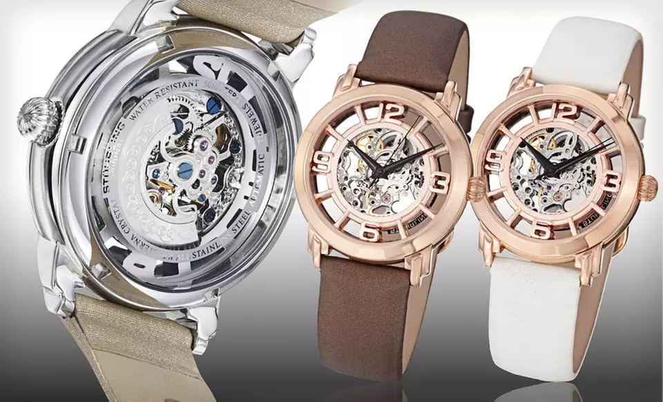 Men's and Women's Stuhrling Skeleton Watches (Up to 83% Off). 11 Options Available. Free Shipping and Free Returns. - Second Medium