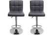 Set of Two Swivel Adjustable Bar Stools - Image 2