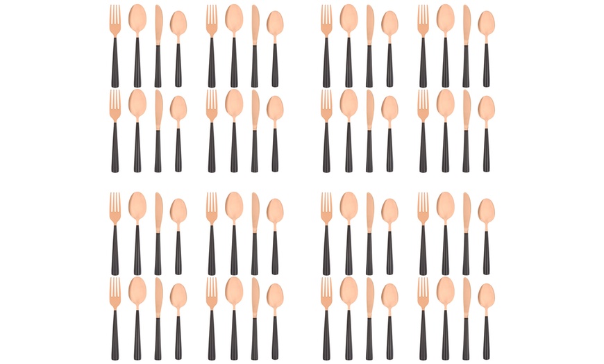 Image 5: Tower 16-Piece Cutlery Set