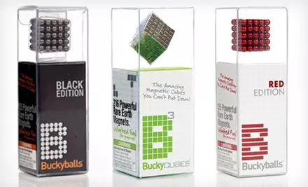 125- or 216-Piece Buckyballs or Buckycubes Set with Shipping Included (Up to 58% Off). Multiple Colors Available.  - Primary Image