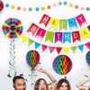 Image 4: Guirlande anniversaire "Happy Birthday" avec accessoires