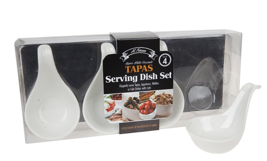 Image 3: Tapas Serving Dish 4-Piece Set