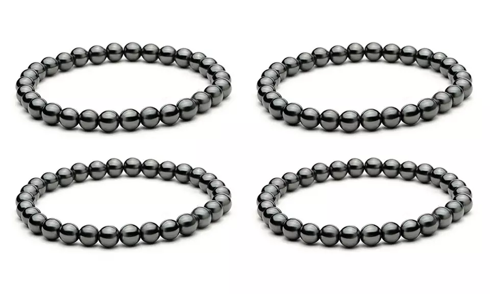 1, 2 o 4 bracciali in ematite