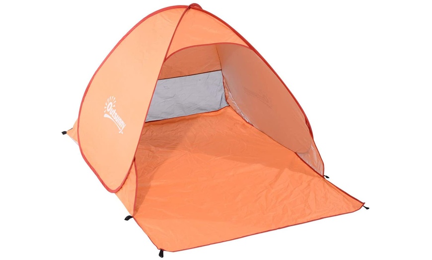 Image 17: Outsunny 2-3-Person Pop-up Beach Tent