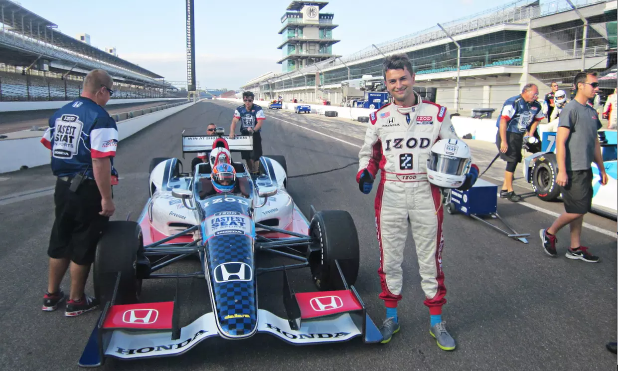Two-Lap Ride-Along Experience for One or Two at Indianapolis Motor Speedway from Indy Racing Experience (50% Off) - Primary Image