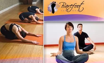 $20 for Five Yoga and Movement Classes at Barefoot Sanctuary ($60 Value) - Primary Image