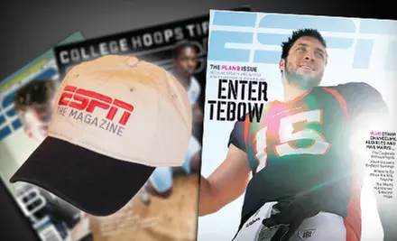 $13 for a Sports-Fan Package with a One-Year Subscription to "ESPN The Magazine" and ESPN Hat ($26 Value) - Primary Image