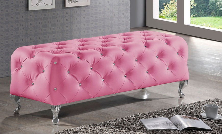 tufted pink bedroom furniture