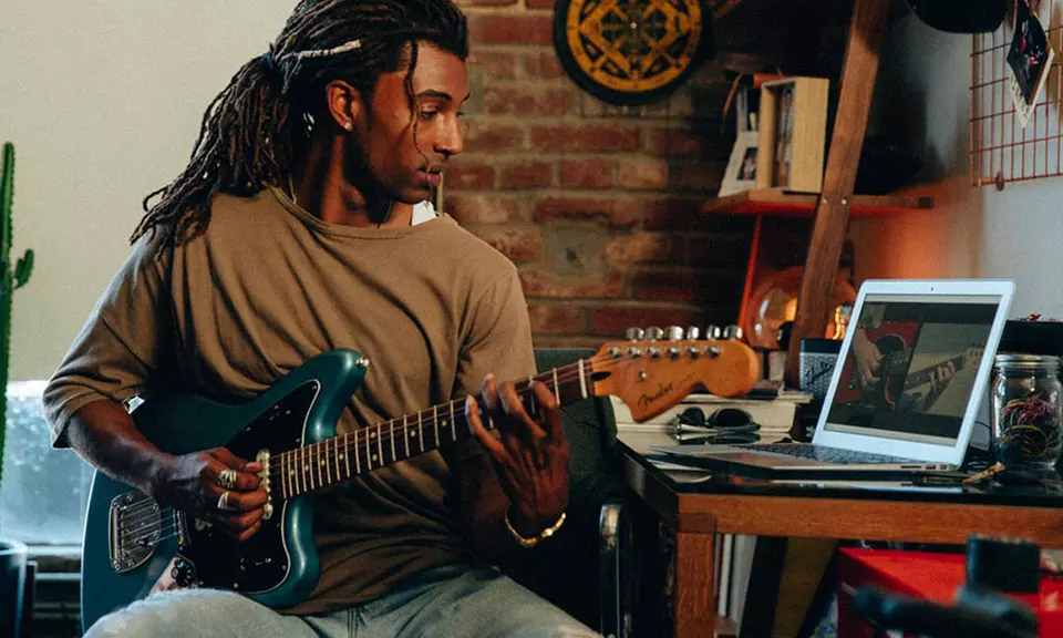 Annual Membership for Guitar Lessons on Fender Play with a 10% Discount on Fender.com (23% Off) - Primary Image