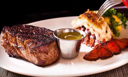 Steakhouse Fare and Seafood at Halo Steak Seafood and Wine Bar (Half Off). Three Options Available. - Primary Image