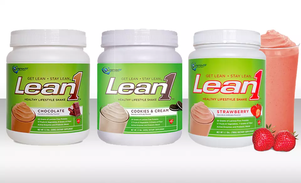 Lean1 Fat Burning Meal-Replacement Shake Mix. Multiple Flavors Available. - Primary Image