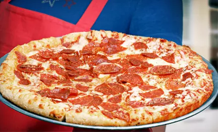 $25 for Two Extra-Large Two-Topping Pizzas, Two Large Drinks, and Two Large Salads at Freshslice Pizza ($51.45 Value) - Primary Image
