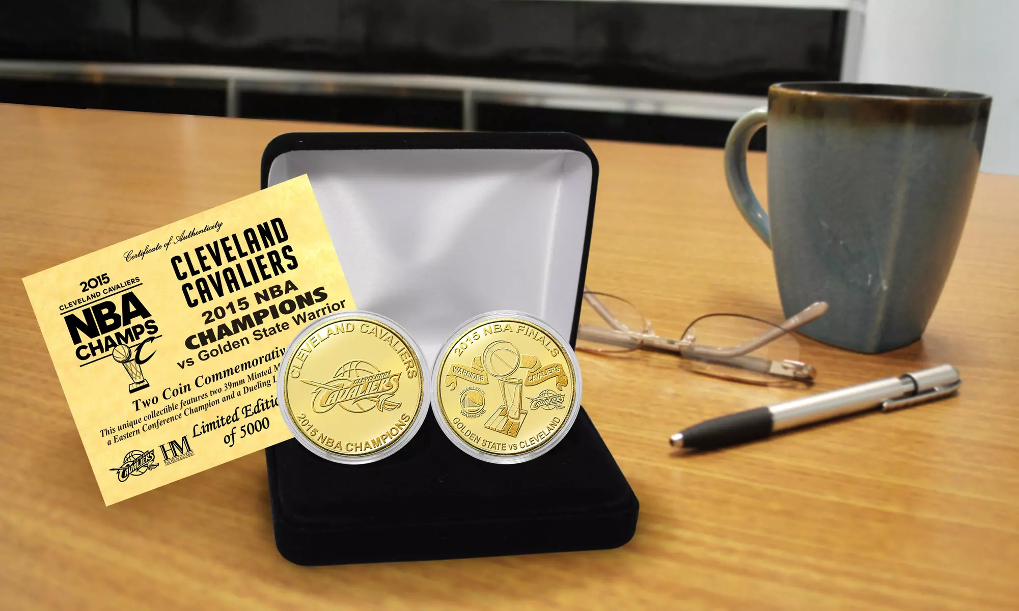 Cleveland Cavaliers 2015 NBA Finals Champions Memorabilia - Primary Image