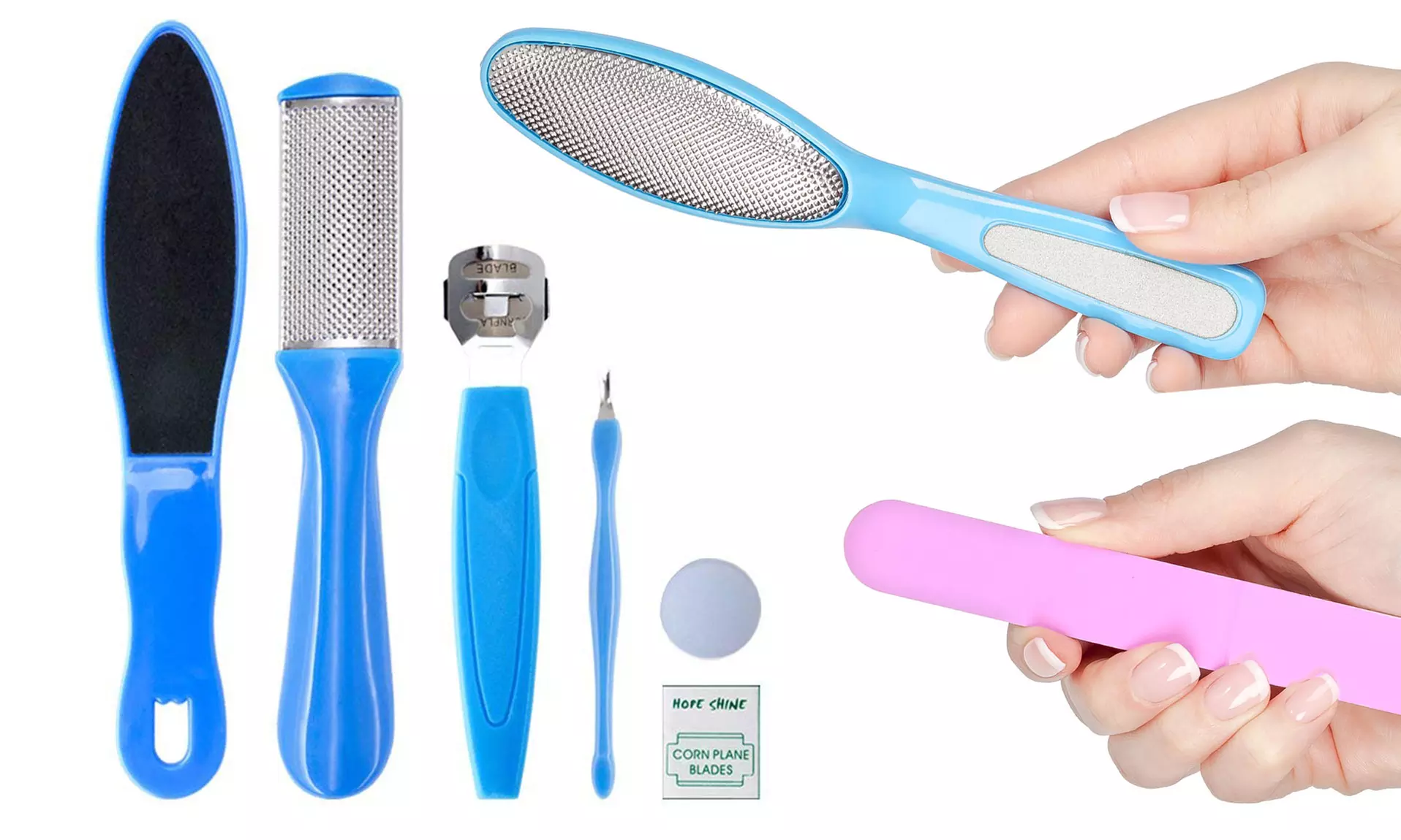 Pedicure Foot Care Kit (12-Piece) - Primary Image