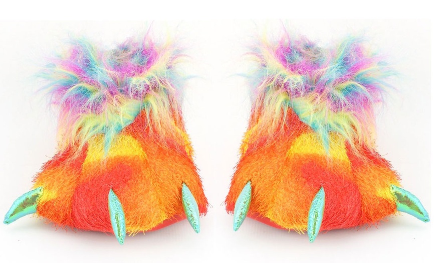 Image 3: Fluffy Claw Slippers