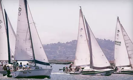 Basic Keelboat Sailing Lesson for One or Two People from Spinnaker Sailing in Redwood City (Up to 58% Off) - Primary Image