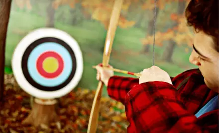 $25 for Archery Outing with Bow and Arrow Rental and Practice for Two at Barefoot Archery ($50 Value) - Primary Image