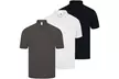 3 Pack Mens Polo T-Shirts - Second Medium