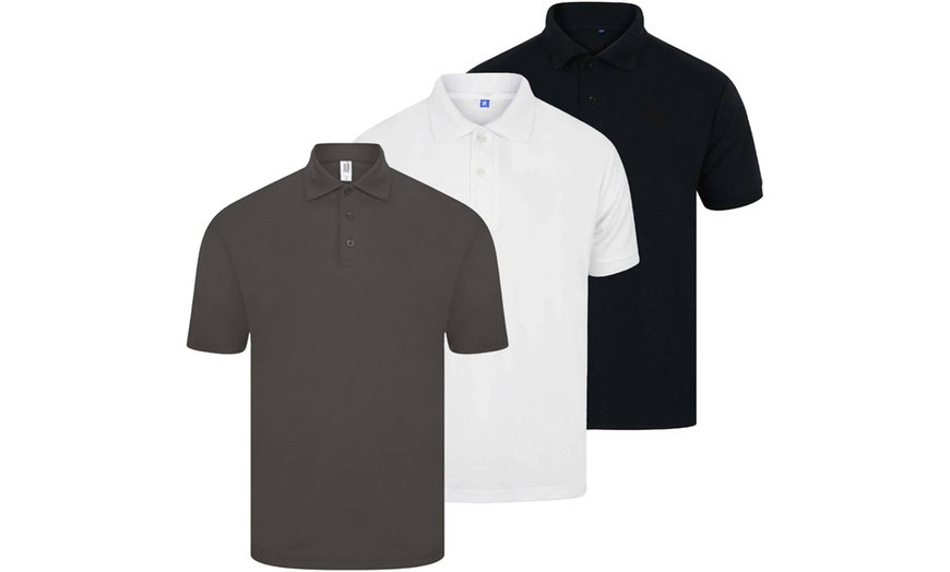 Image 2: Mens Polo T-Shirts