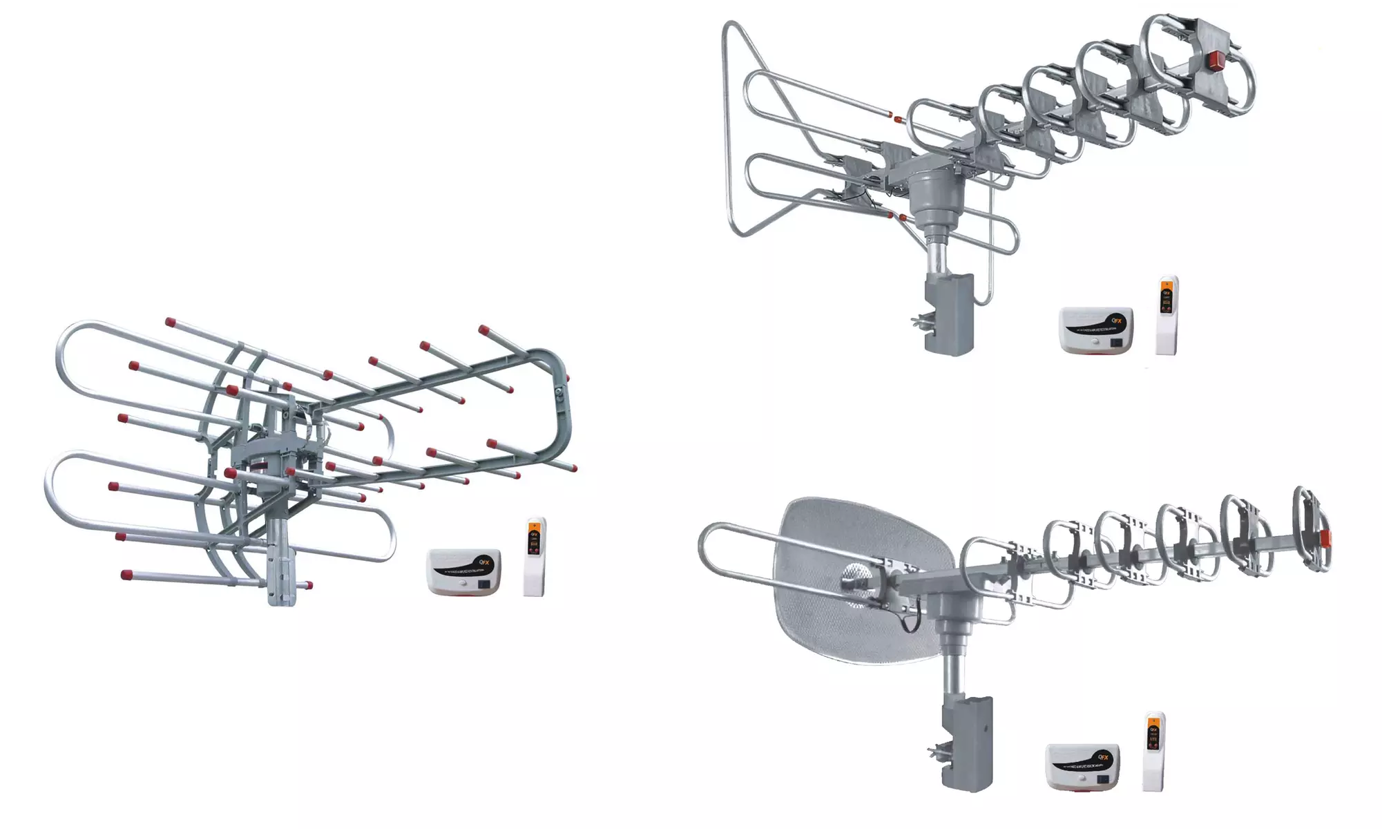 QFX All-Weather Outdoor HD Antennas with 360-Degree Rotation - Primary Image