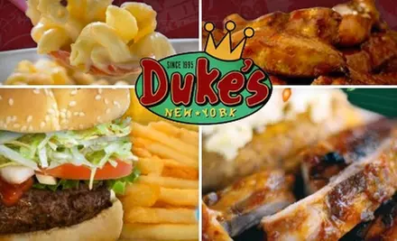 $10 for $20 Worth of Comfort Food and Drinks at Duke's. Choose from Two Locations. - Primary Image