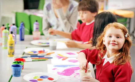 25 for $50 Toward Children's Art Classes or Birthday Party at Red Bird Art Studio - Primary Image