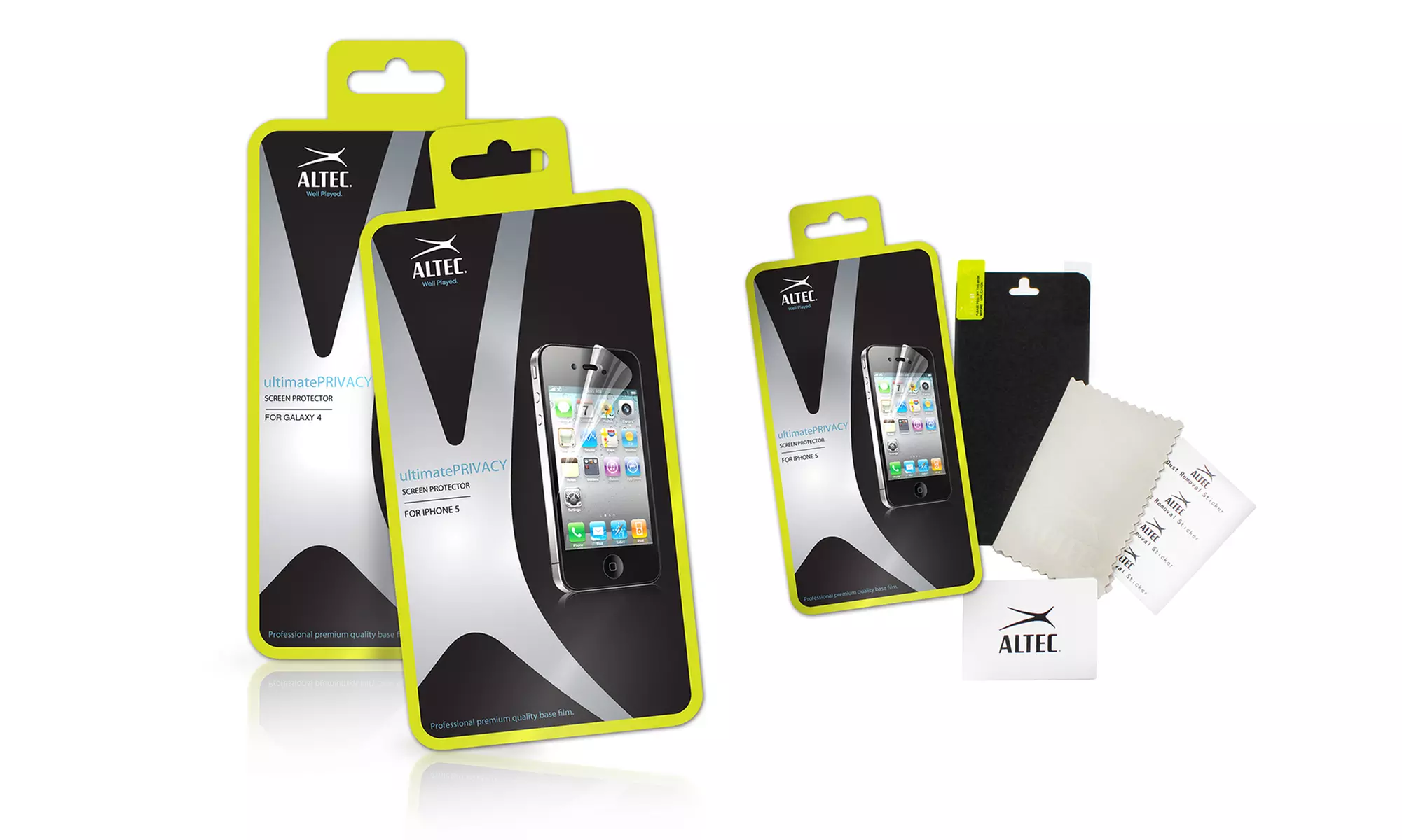 Altec Lansing Privacy Screen Protector for iPhone 5/5s or Samsung Galaxy S4 - Second Medium