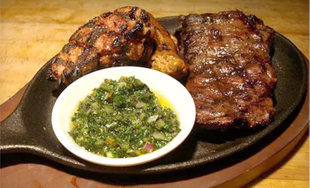 $26 or $36 for Two-Person Dinner Including Five Tapas and Dessert (Up to $76 Value). $39 or $59 for Four-Person Dinner Including Four Tapas, Four Entrees, and Four Desserts at Alma 33 (Up to $168 Value) - Primary Image