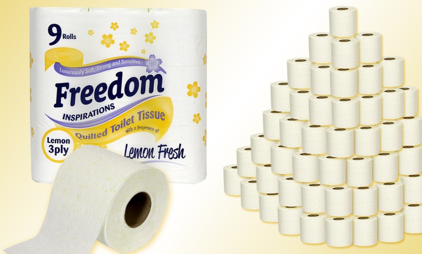 Image 3: 45 Rolls of Freedom Toilet Paper