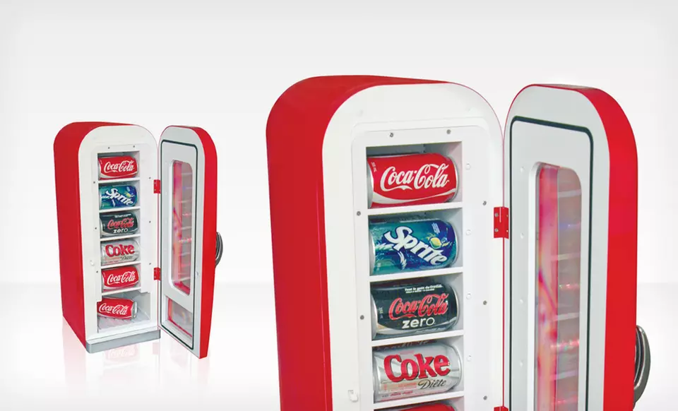 $144.99 for a Koolatron Coca-Cola Vending Fridge ($242.79 List Price). Free Shipping and Returns. - Primary Image