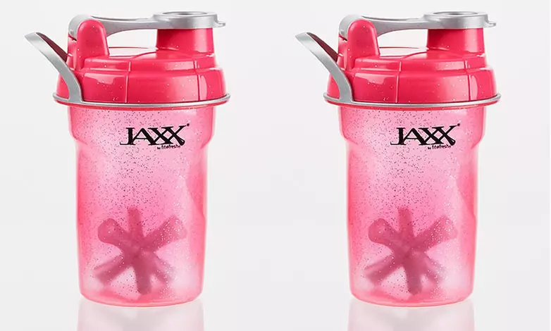 Jaxx Glitter Pink Shaker Cup (2-Pack) - Primary Image