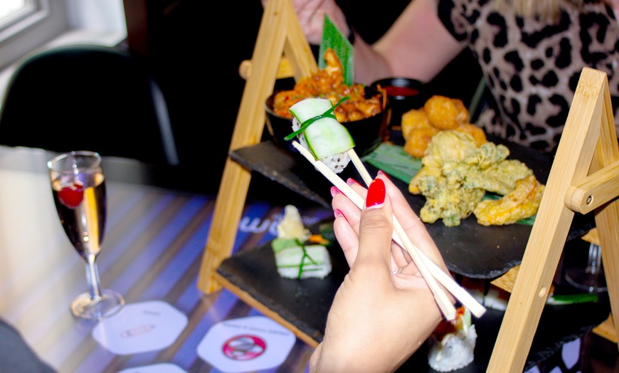 Image 4: Price Drop- Act Fast! - Sushi & Asain Tapas Afternoon Tea with Fizz!