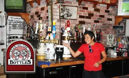 $12 for $25 Worth of Burgers, Brews, and More at 99 Bottles of Beer on the Wall - Primary Image