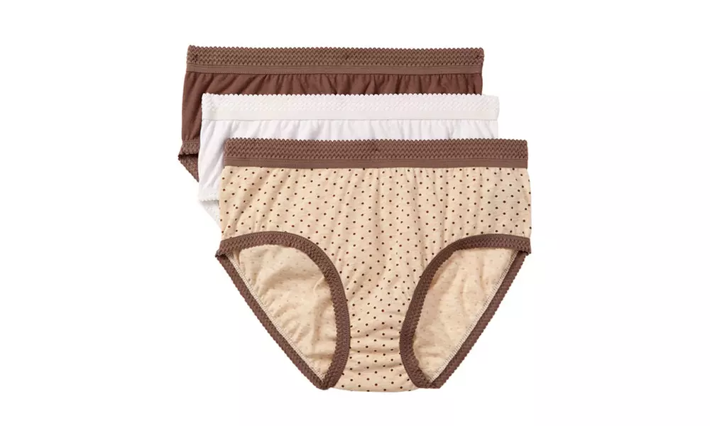Marilyn Monroe Intimates 3-Pack of Women's Cotton Panties | Brought to You by ideel - Second Medium