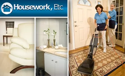 $50 for a Two-Person, Two-Hour Housecleaning from Housework, Etc. ($120 Value) - Primary Image