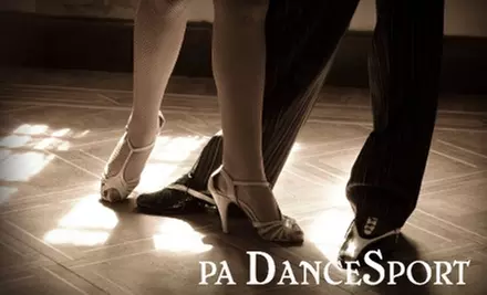 $20 for a Four-Week Series Group Class ($50 Value) or $30 for Two Private Dance Lessons ($140 Value) at PA DanceSport Ballroom  & Dance Center - Primary Image